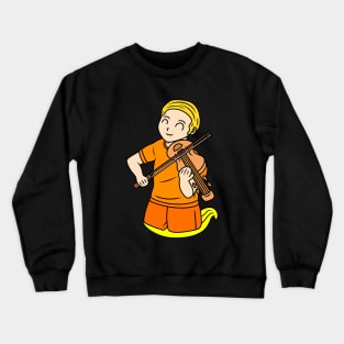 Violin boy Crewneck Sweatshirt